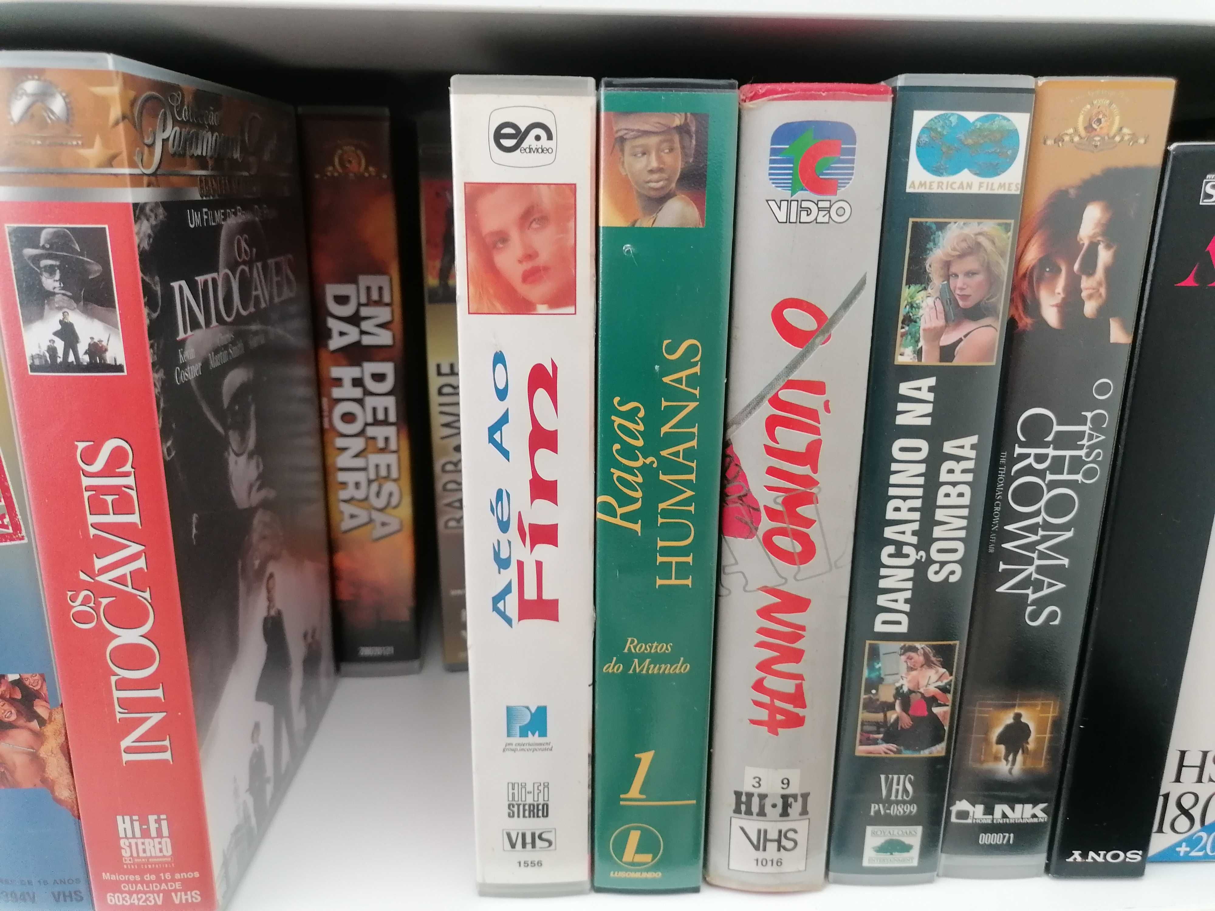 Filmes VHS, como novos. Drama, comédia, acção.