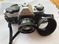 Canon AE-1 Program com lente 50mm f/1.8