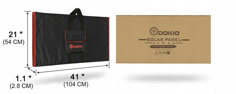 Panel solarny kempingowy 300W, POSIADAMY 110W, 160W, 220W OKAZJA Fotow