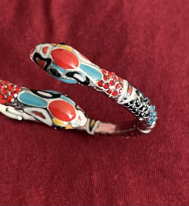 Pulseira Bimba Y Lola forjato de cobra con brilhantes