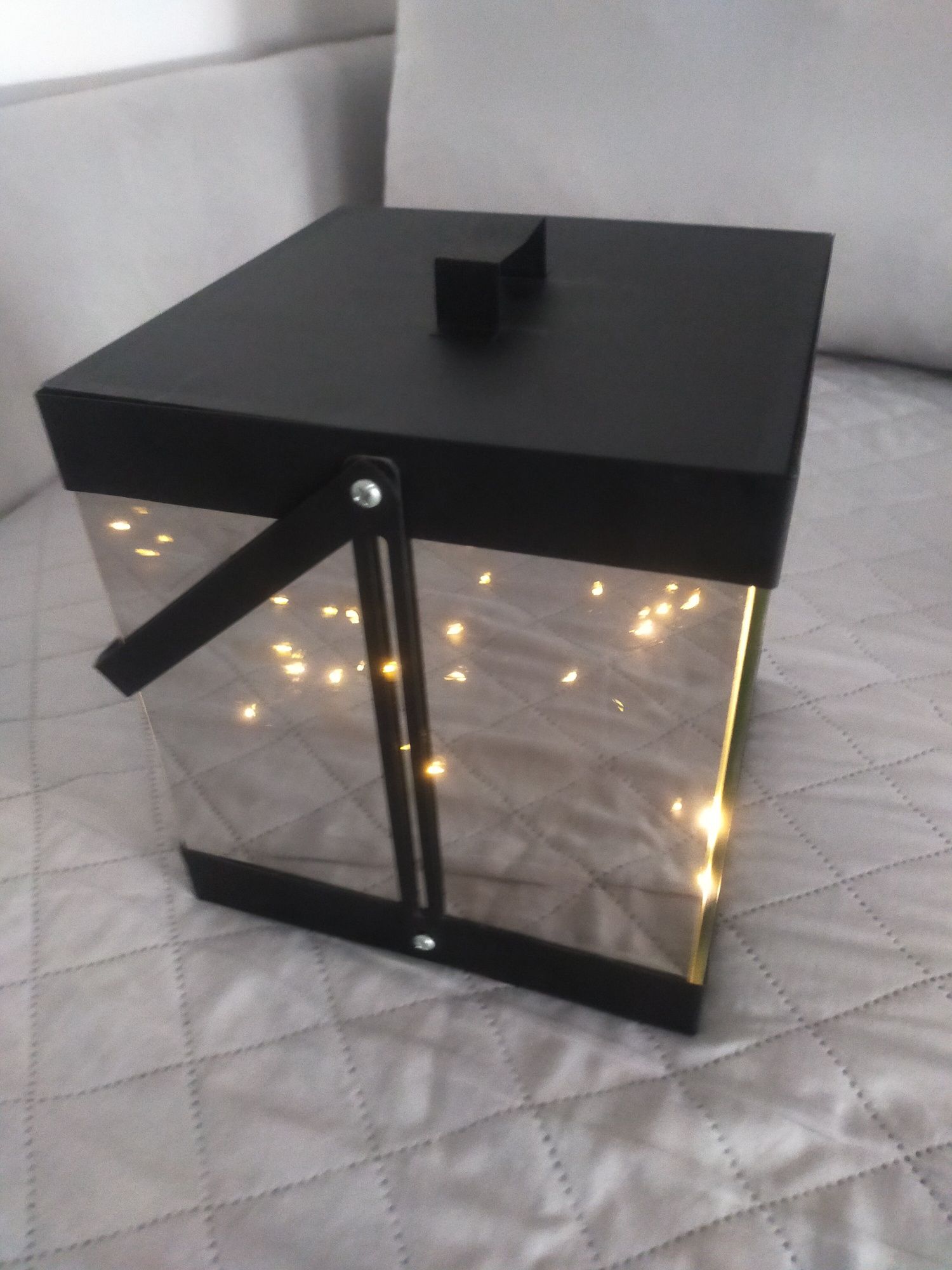 Lampion led lustrzany