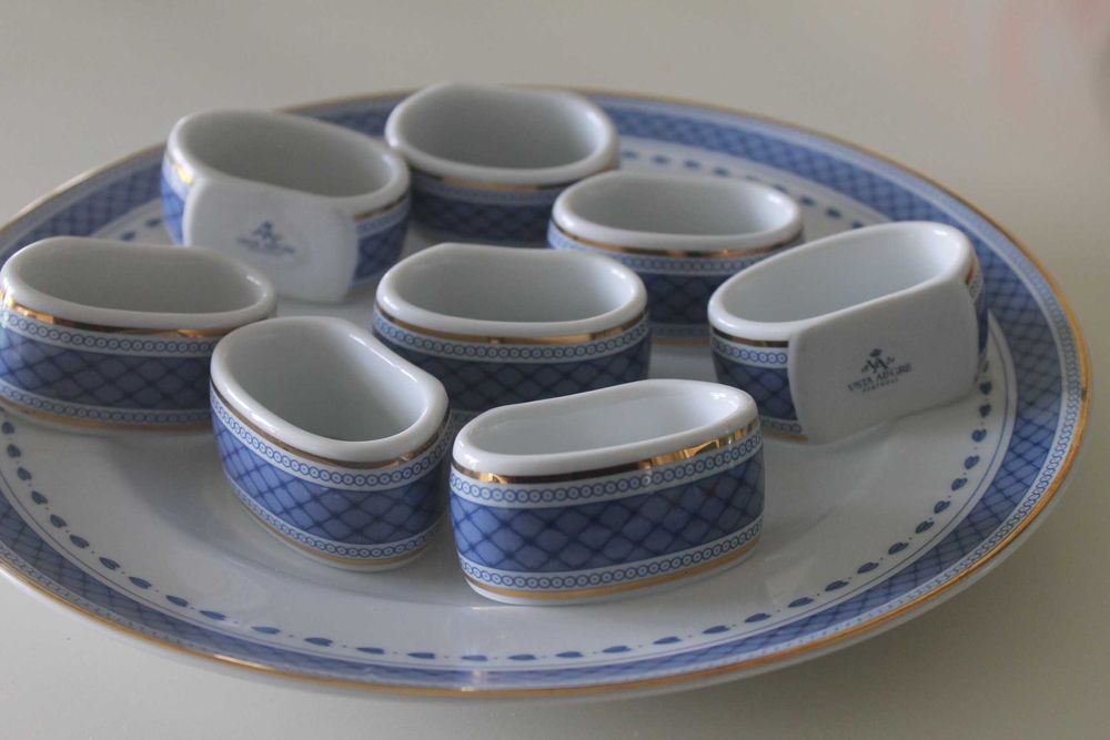 Vista Alegre, Cozinha Velha,  8Lindas argolas de guardanapo.