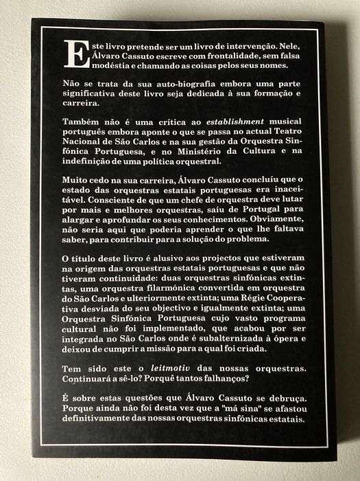 Sinfonias Incompletas, de Álvaro Cassuto