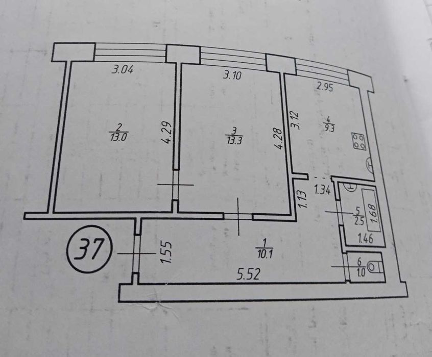 Продаж 2 кім квартири вул. Хіміків 22