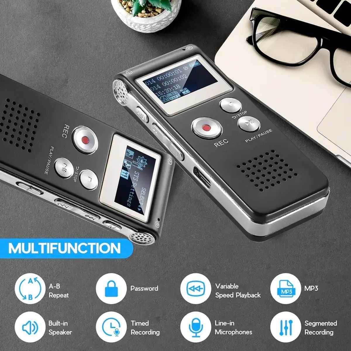 Mini odtwarzacz MP3 + Dyktafon