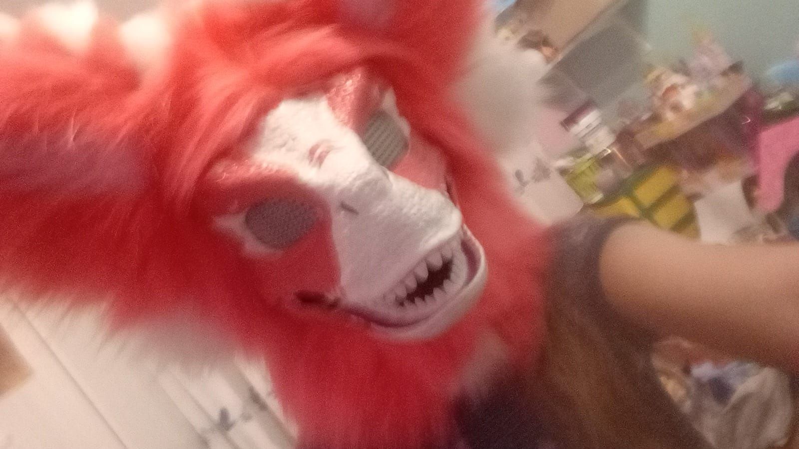 Dino maska furry