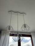 Lampa wisząca biała