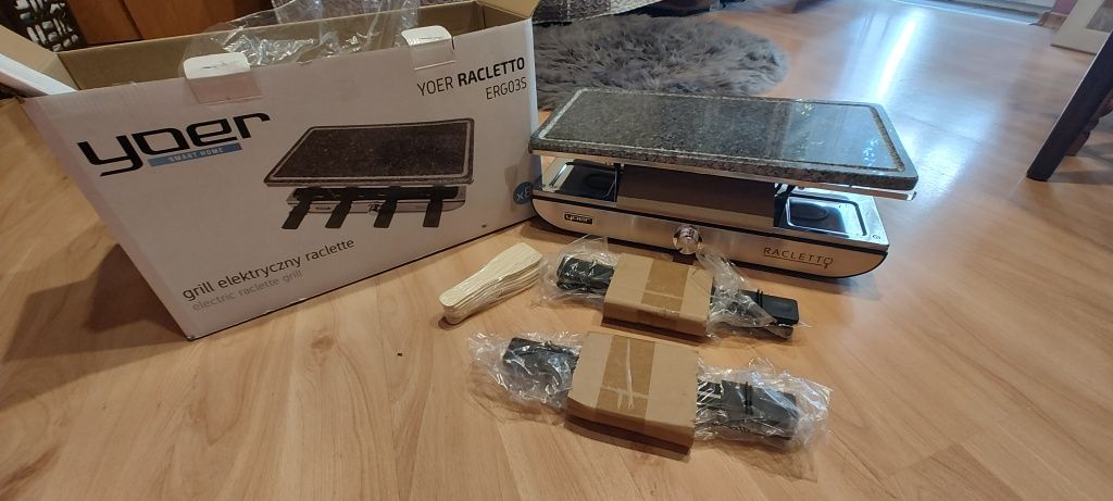 Grill elektryczny raclette Yoer Racletto ERG04S