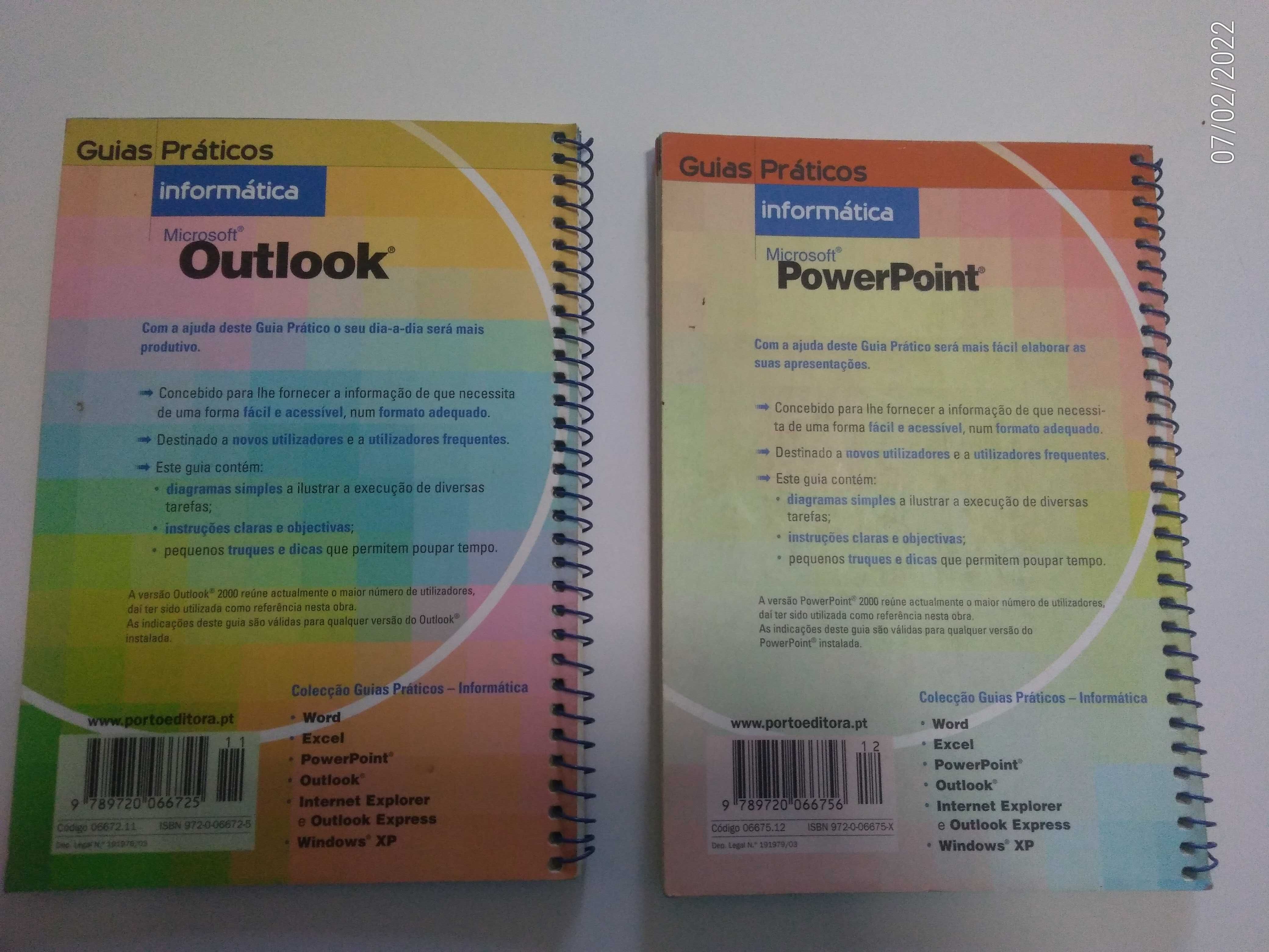 Livros de informática - Outlook e Power Point