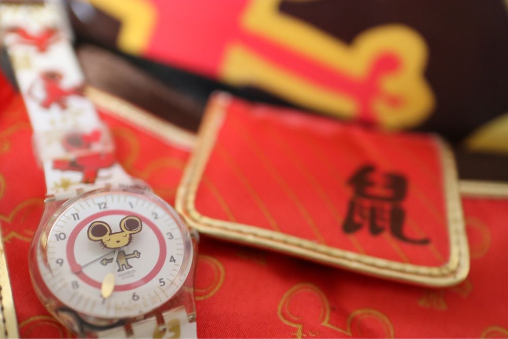 Relógio Swatch novo ano chinês do Rato