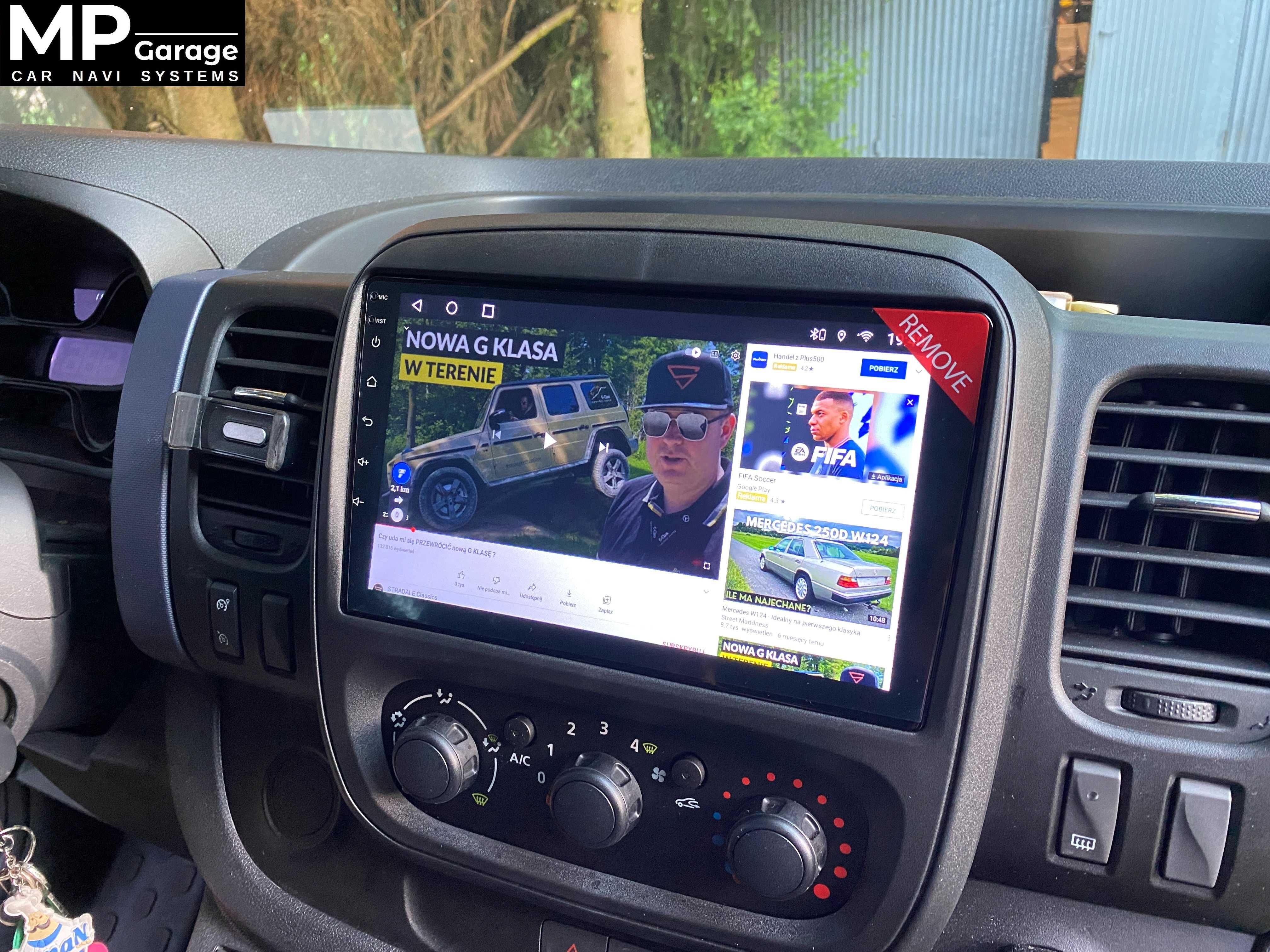 Opel Vivaro B / Renault Trafic Nawigacja Android CP Qled 4G LTE Montaż