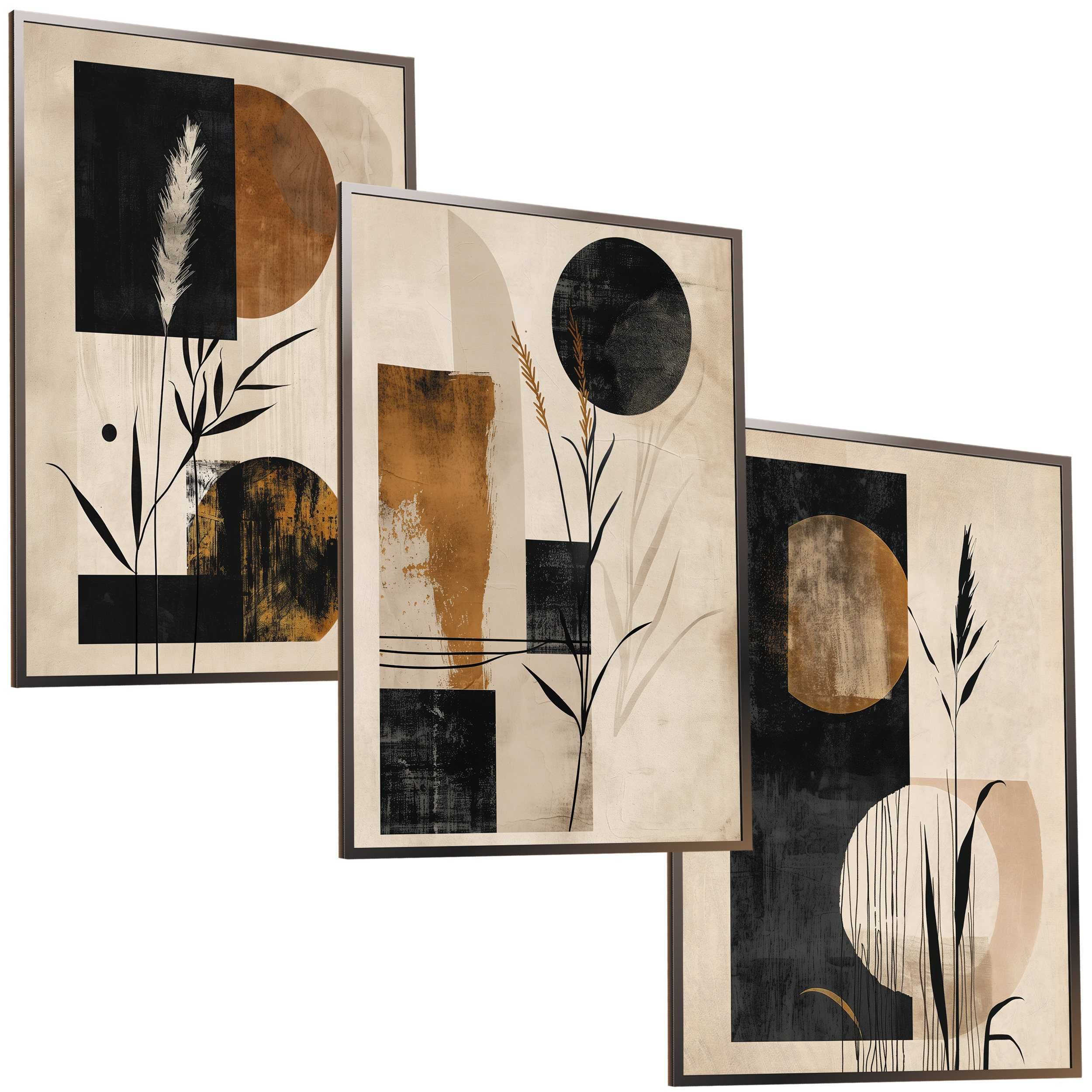 50x40 obrazy w ramie plakaty ramka JAPOŃSKI ABSTRAKCJA NATURA GEO BOHO
