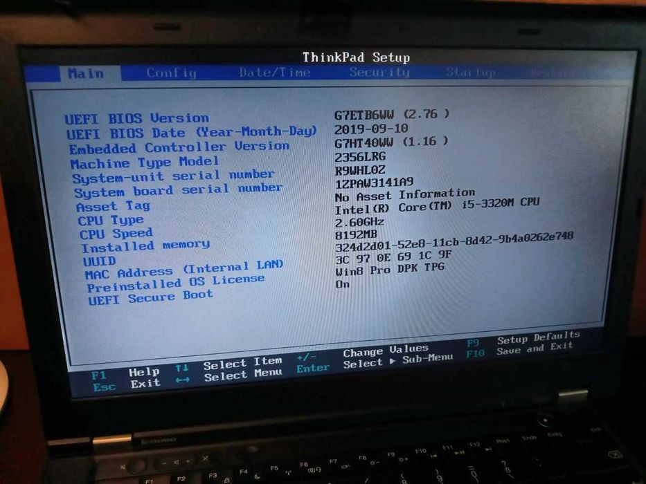Ноутбук Lenovo T430s i5-3320 / 8Gb DDR3 / SSD 128Gb / 14"