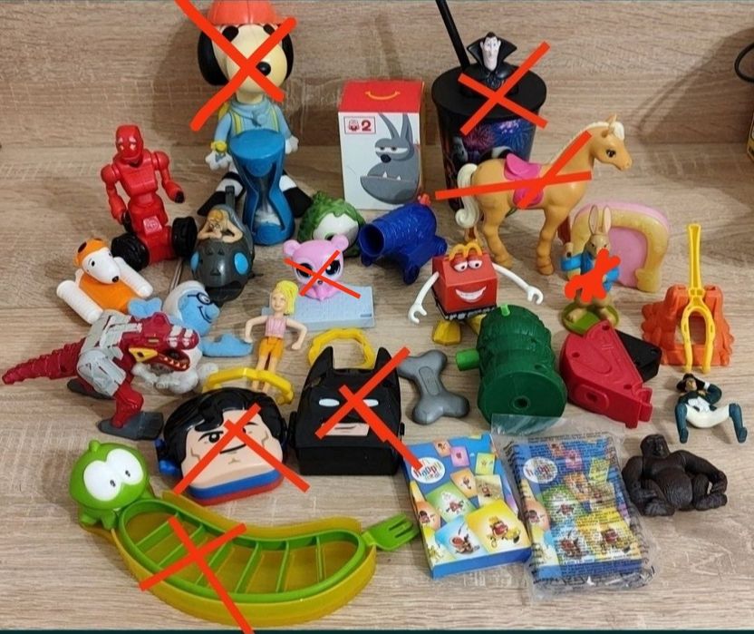 Іграшки з Макдональдса 10 грн