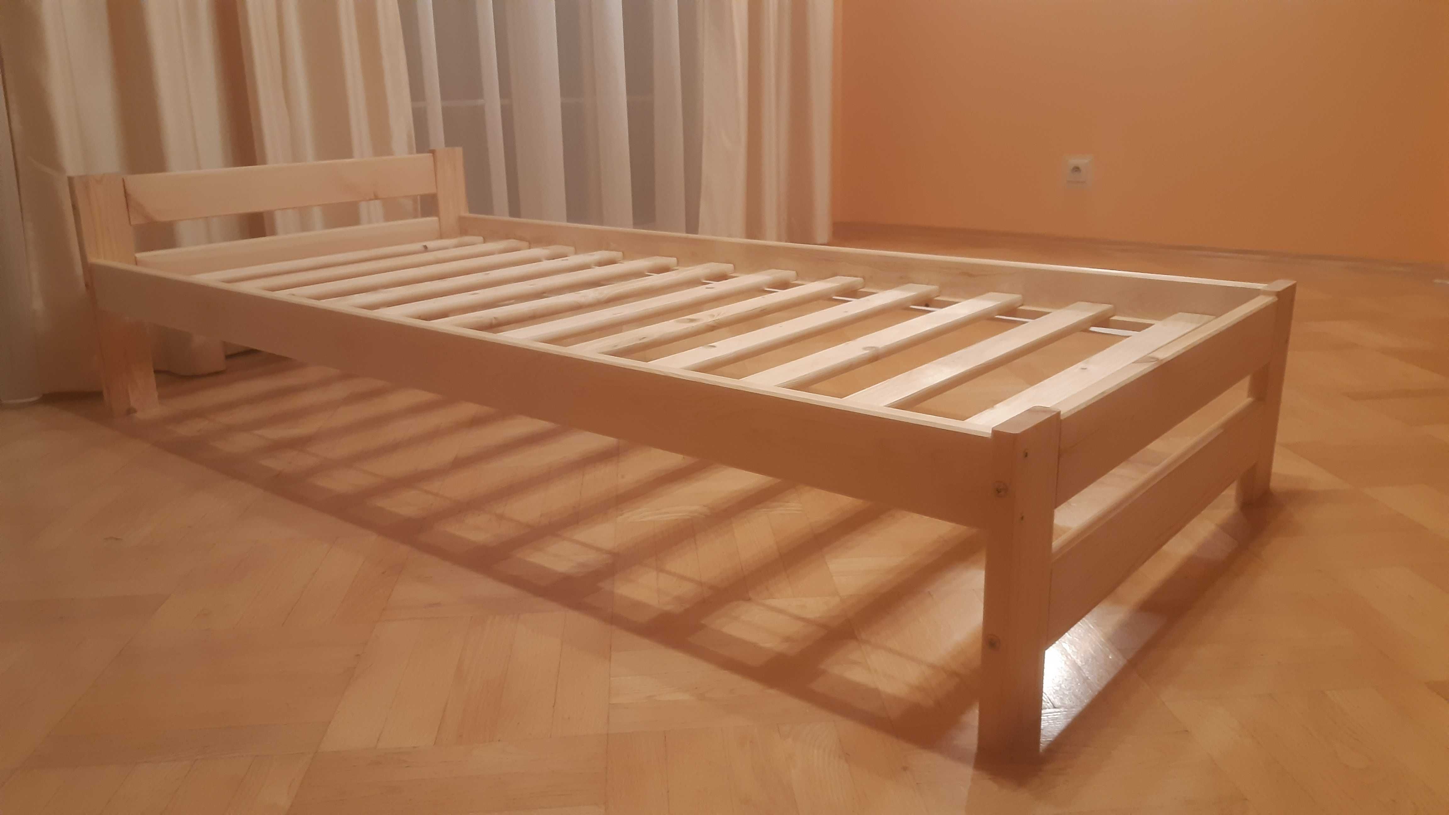 Łóżko drewniane sosnowe Relax 90x200 STELAŻ PRODUCENT