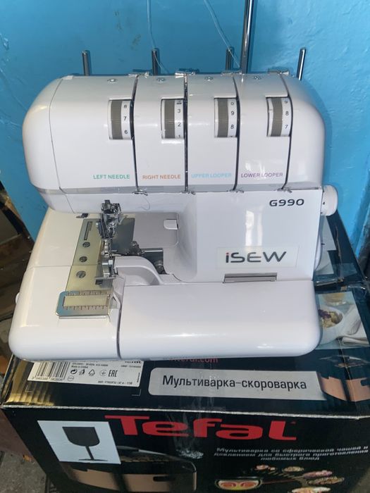 оверлок на 4 нити тайваньский в новом состоянии настроена