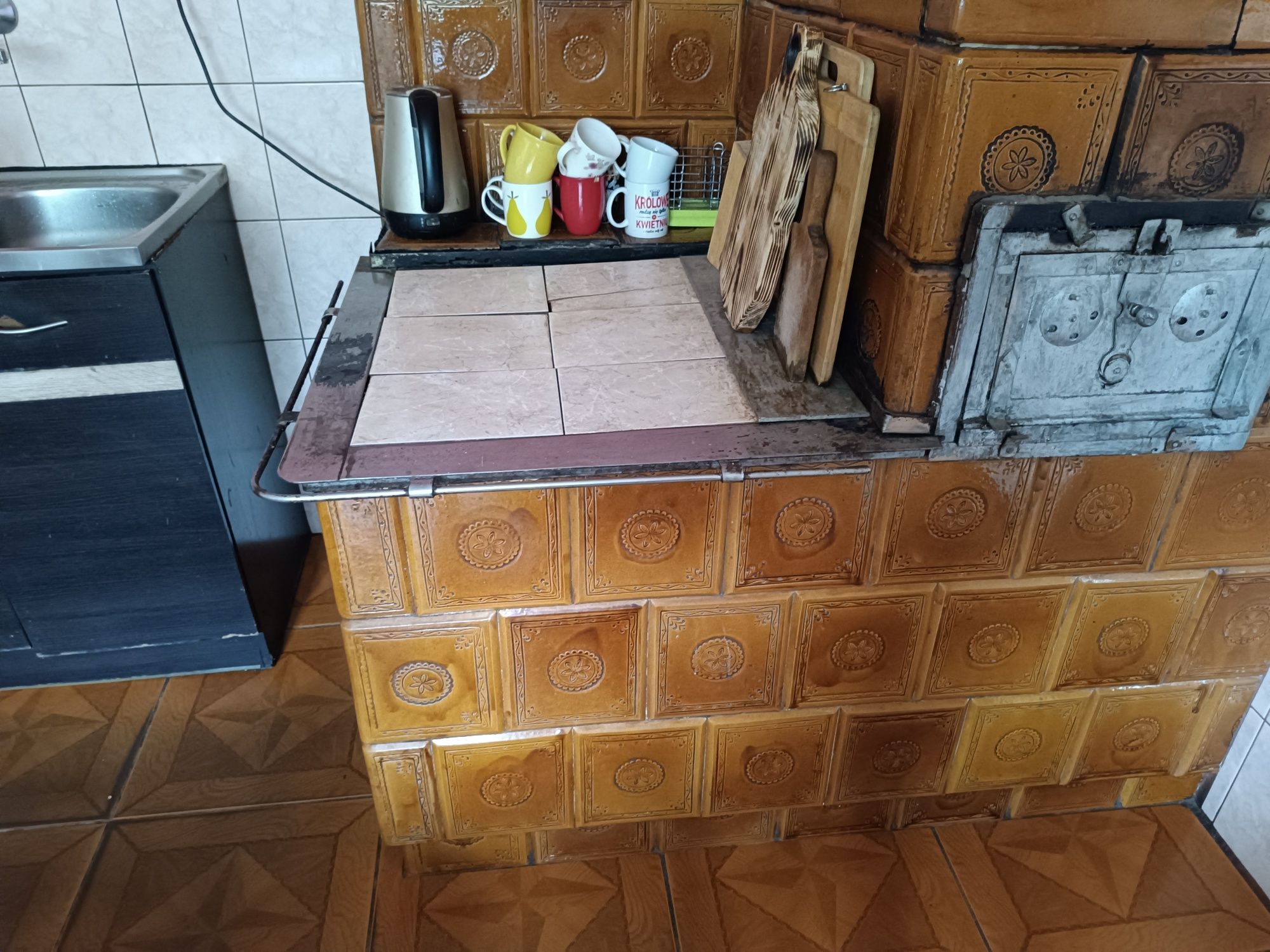 Kuchnia kaflowa,narożna