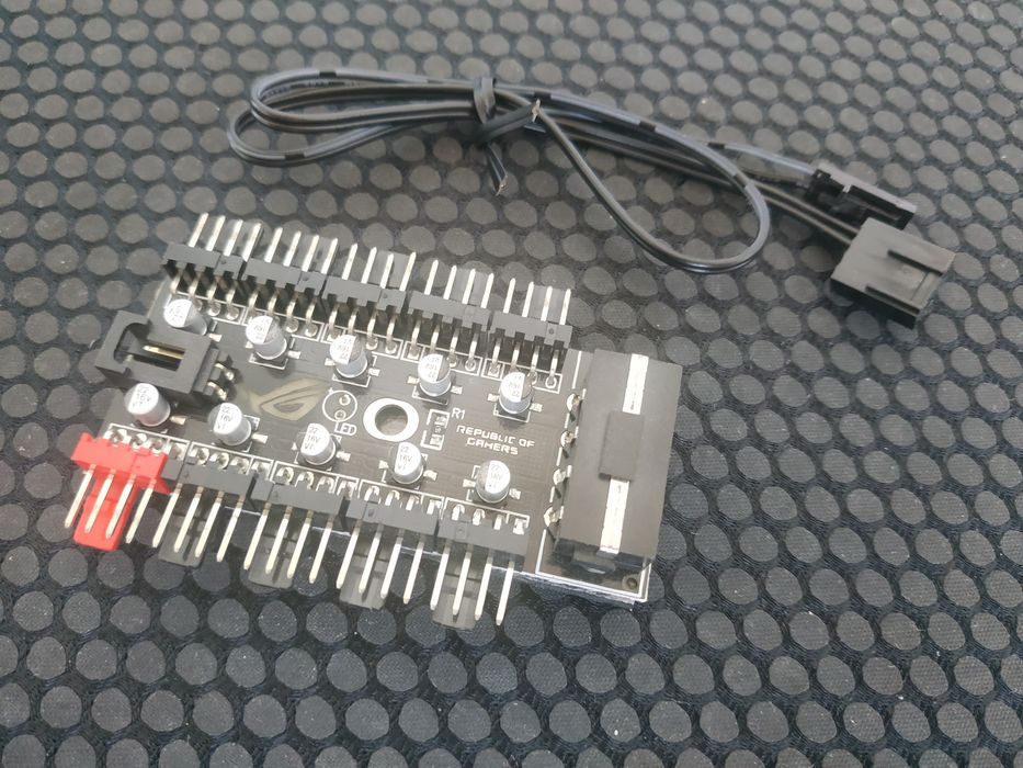 Сплитер DeepCool MOLEX на 10 кулеров 4 pin LED подсветка (Новый)