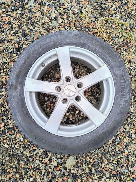 Opony zimowe 205/55 R16 Continental WinterContact + felgi DEZENT 5x112
