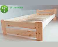 Łóżko sosnowe drewniane PRODUCENT 80/90/120/140/160x200 + stelaż wkład
