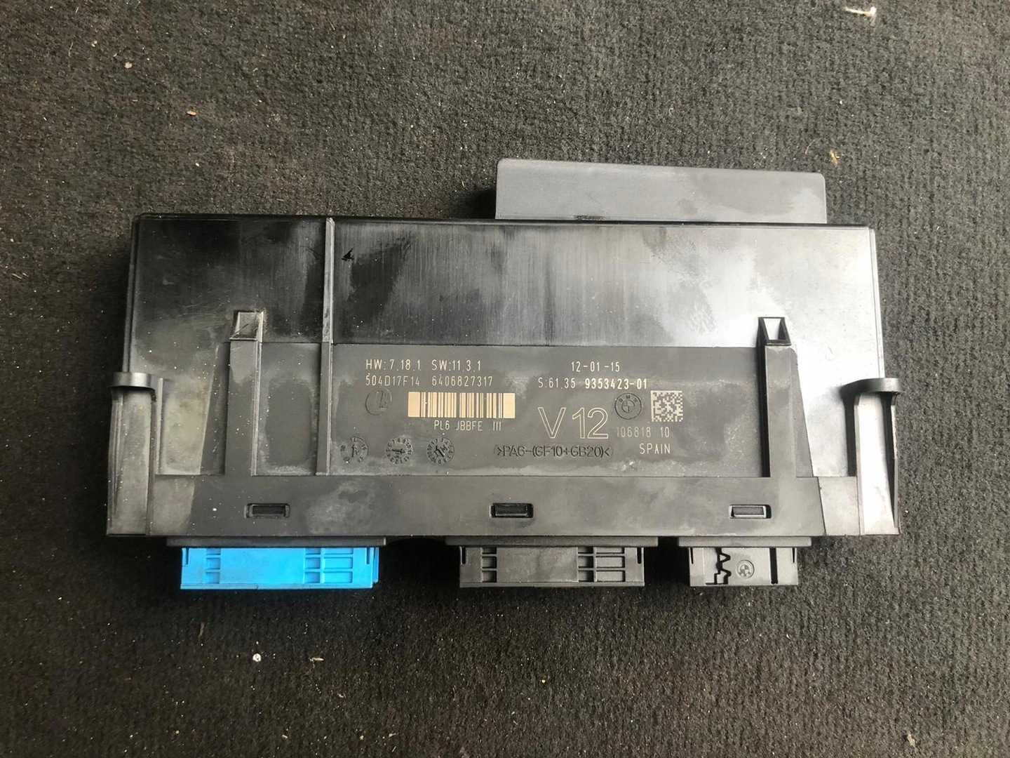 moduł komfortu v12 junctionbox pl6jbbfe3 bmw f06 f07 f11 f13