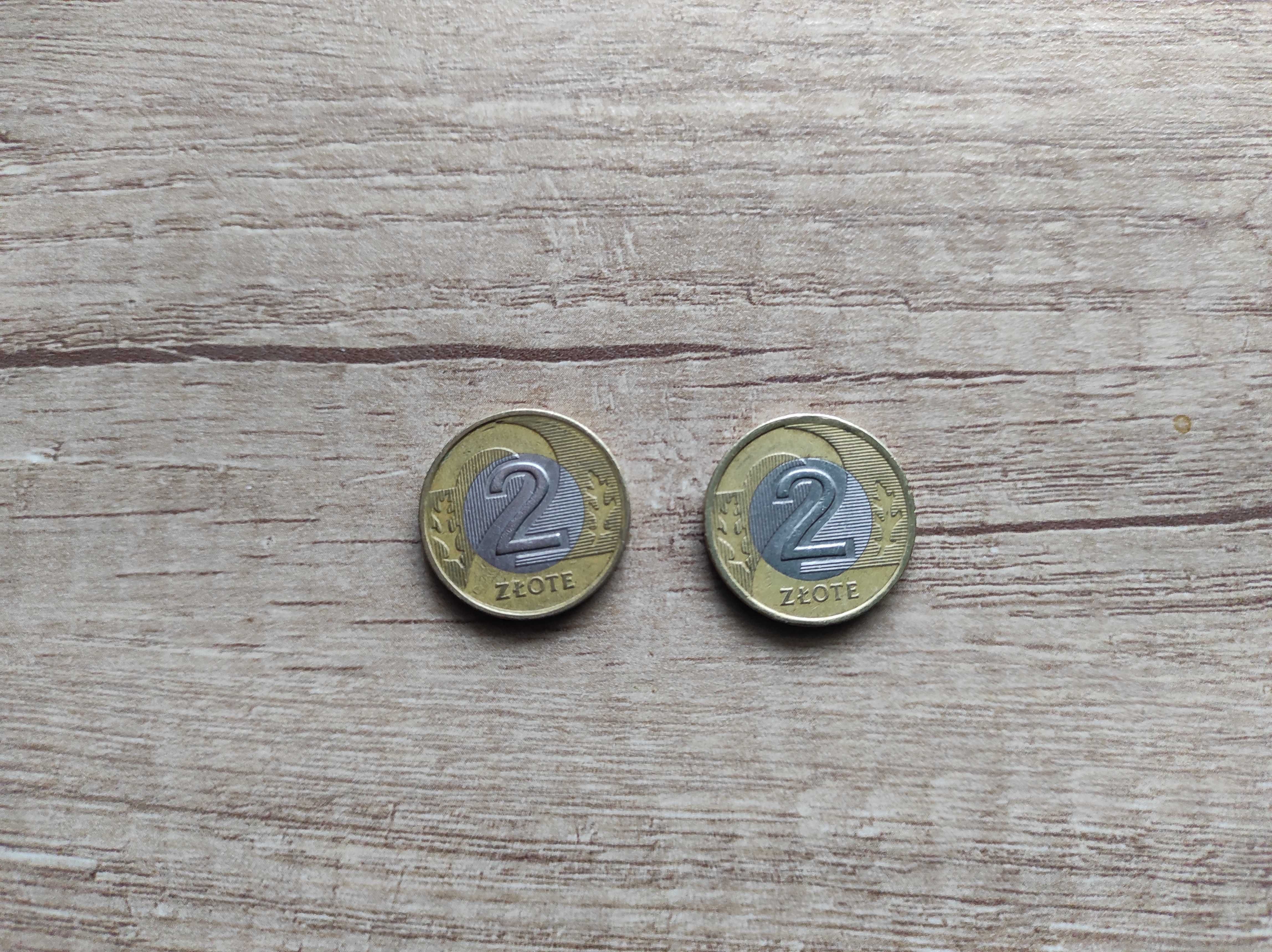 Monety kolekcjonerskie 2 zl z 1994 i 1995 roku