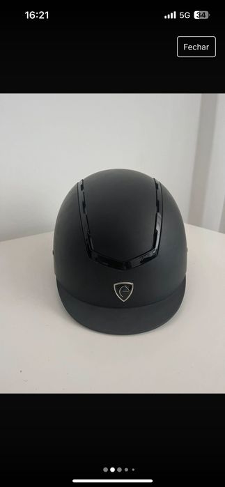 Toque equitheme preto
