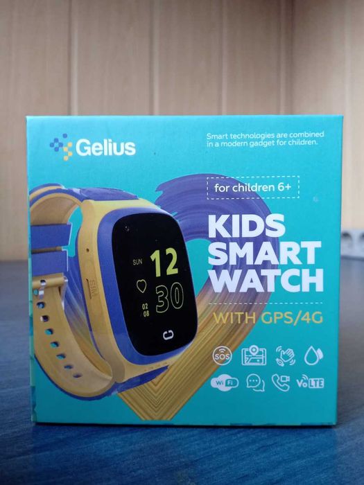 Дитячий смарт-годинник Gelius GP-PK006 з GPS/4G модулем (IP67)
