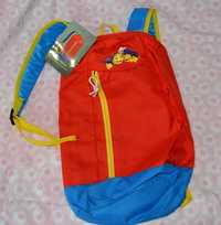 Mały Podręczny Plecak Dla Dziecka 10l Czerwono Niebieski nowy