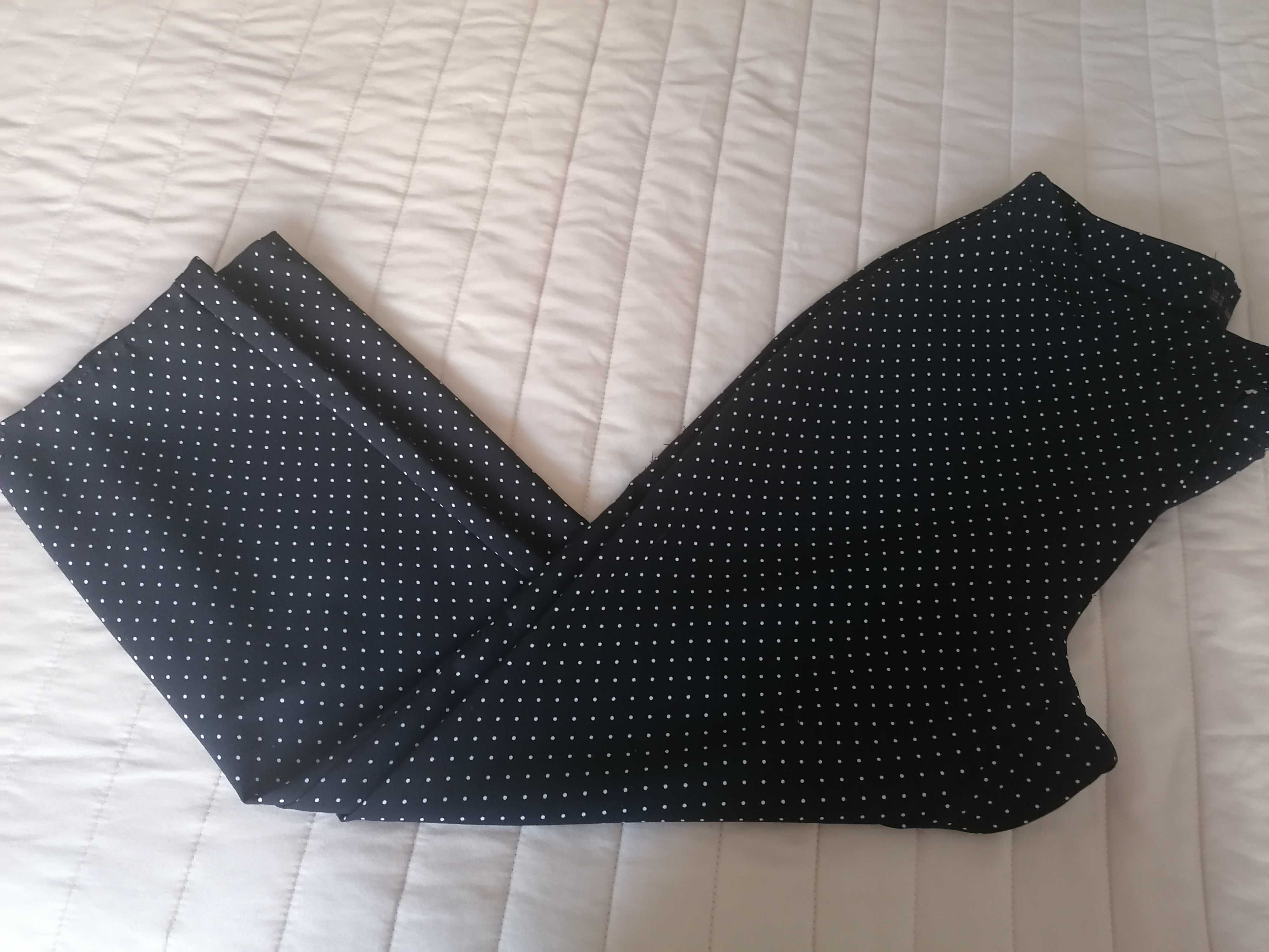 Calças elásticas com pintinhas - Zara