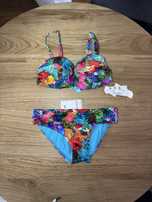 Bikini nowe 75DD biustonosz i figi kąpielowe brytyjskiej firmy Freya