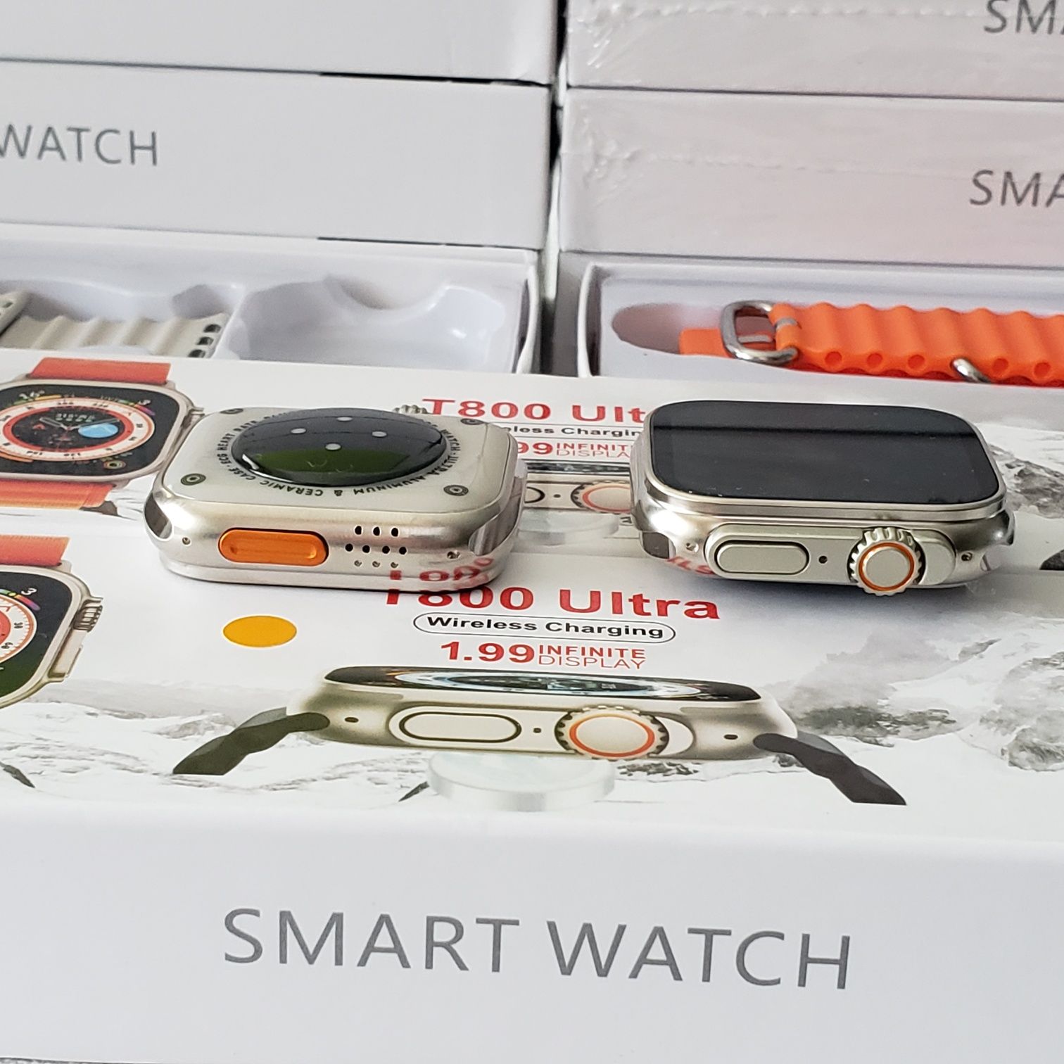 Smartwatch T800 Ultra Laranja