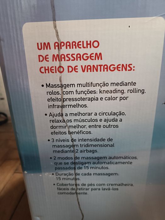 Aparelho de massagem para pés