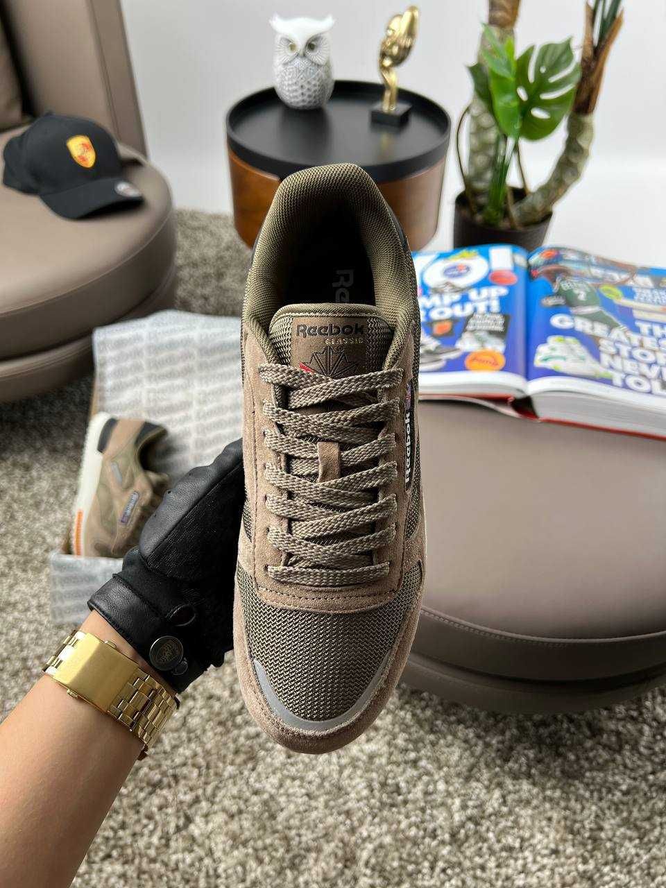 Чоловічі кросівки рібок Reebok Classic New Sand White [41-46]