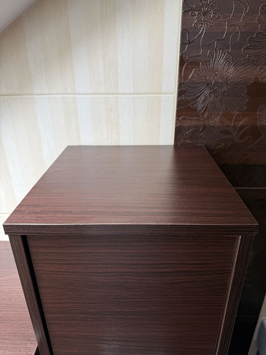 Meble do łazienki wenge półka szafka słupek