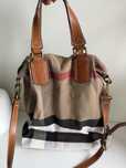Burberry torebka tottenham sadle brown