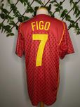 camisola retro Portugal Euro 2004 Figo 7 Tamanho M