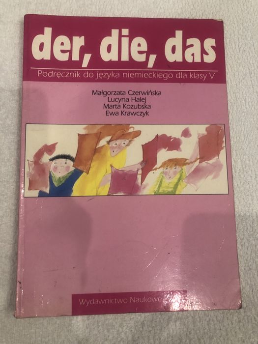 Der die das 5 Podręcznik Czerwińska Halej niemiecki nauka dla dzieci