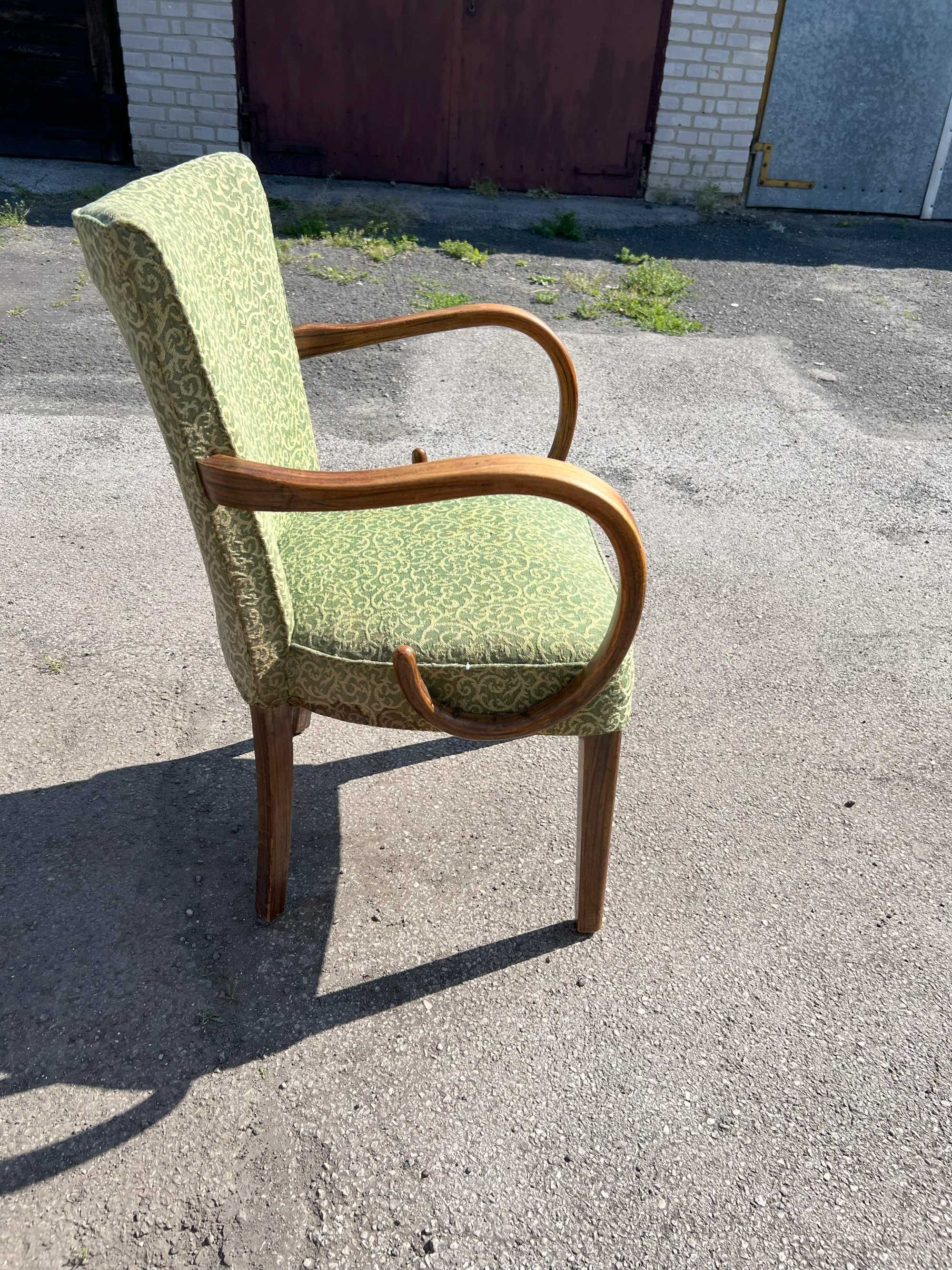 Fotel klubowy krzesło vintage retro art deco - dwie sztuki