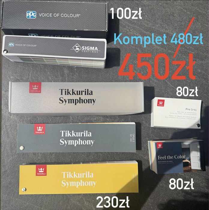 NOWY Wzornik wachlarzowy Tikkurila Symphony