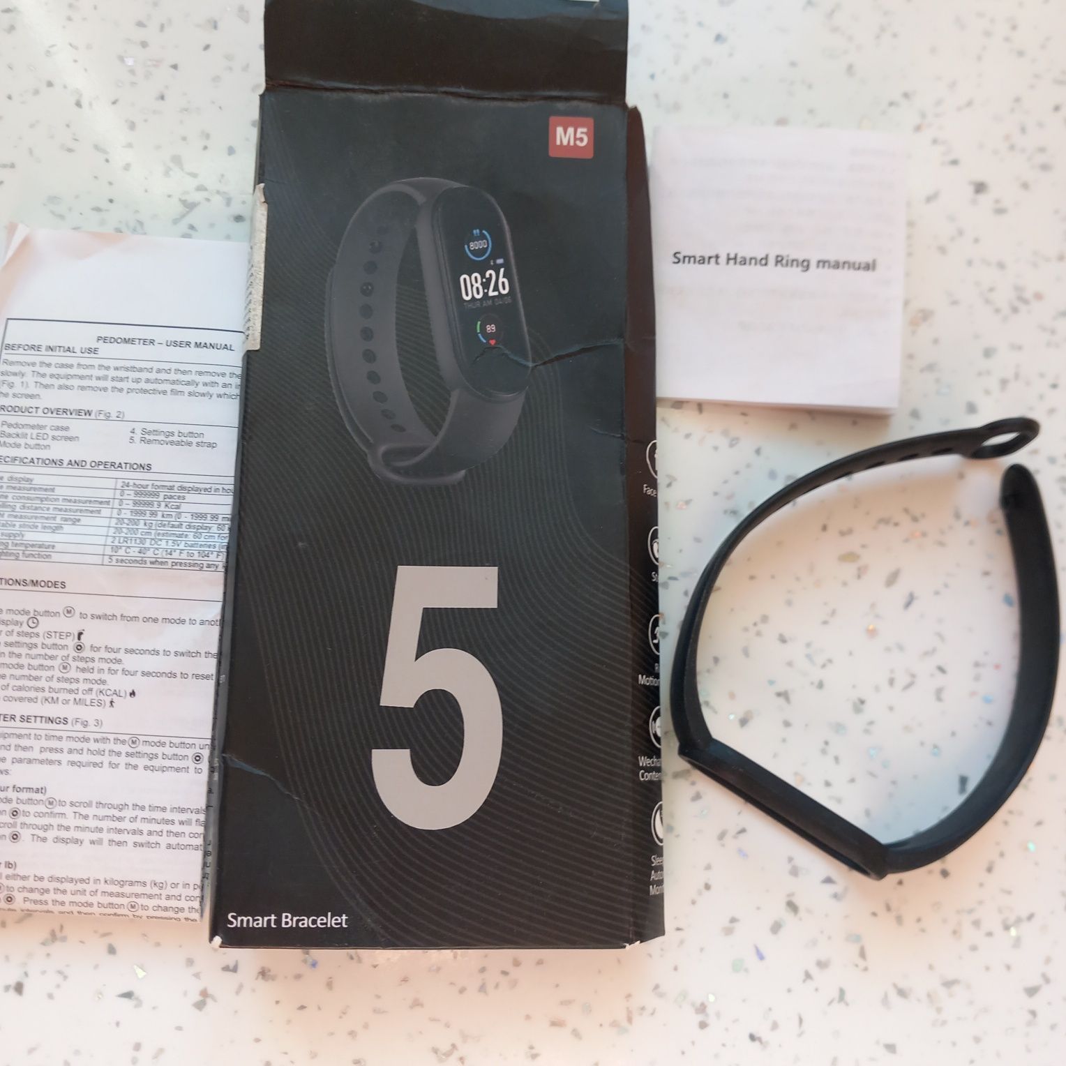 Smart bracelet - sama opaska plus ew. uszkodzone urządzenie