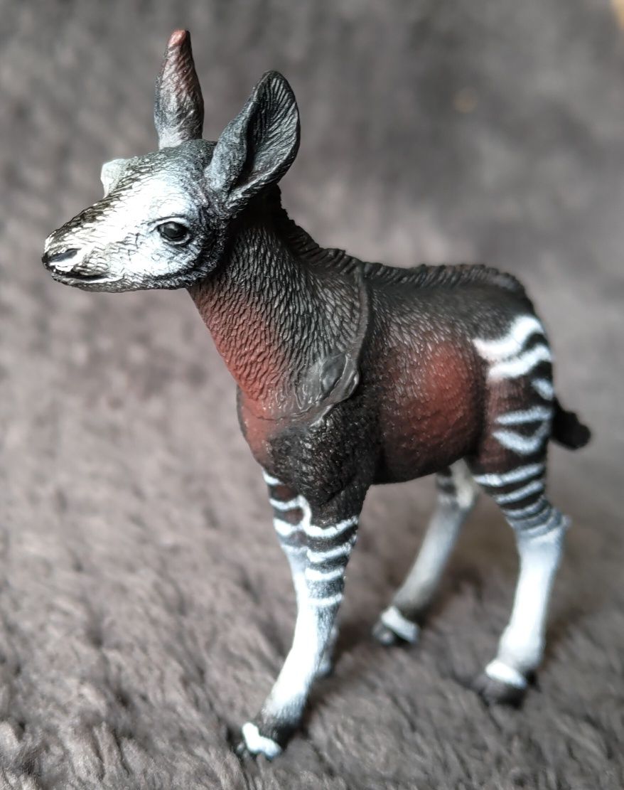 ZOO zwierzęta okapi leśne figurka z tworzywa
