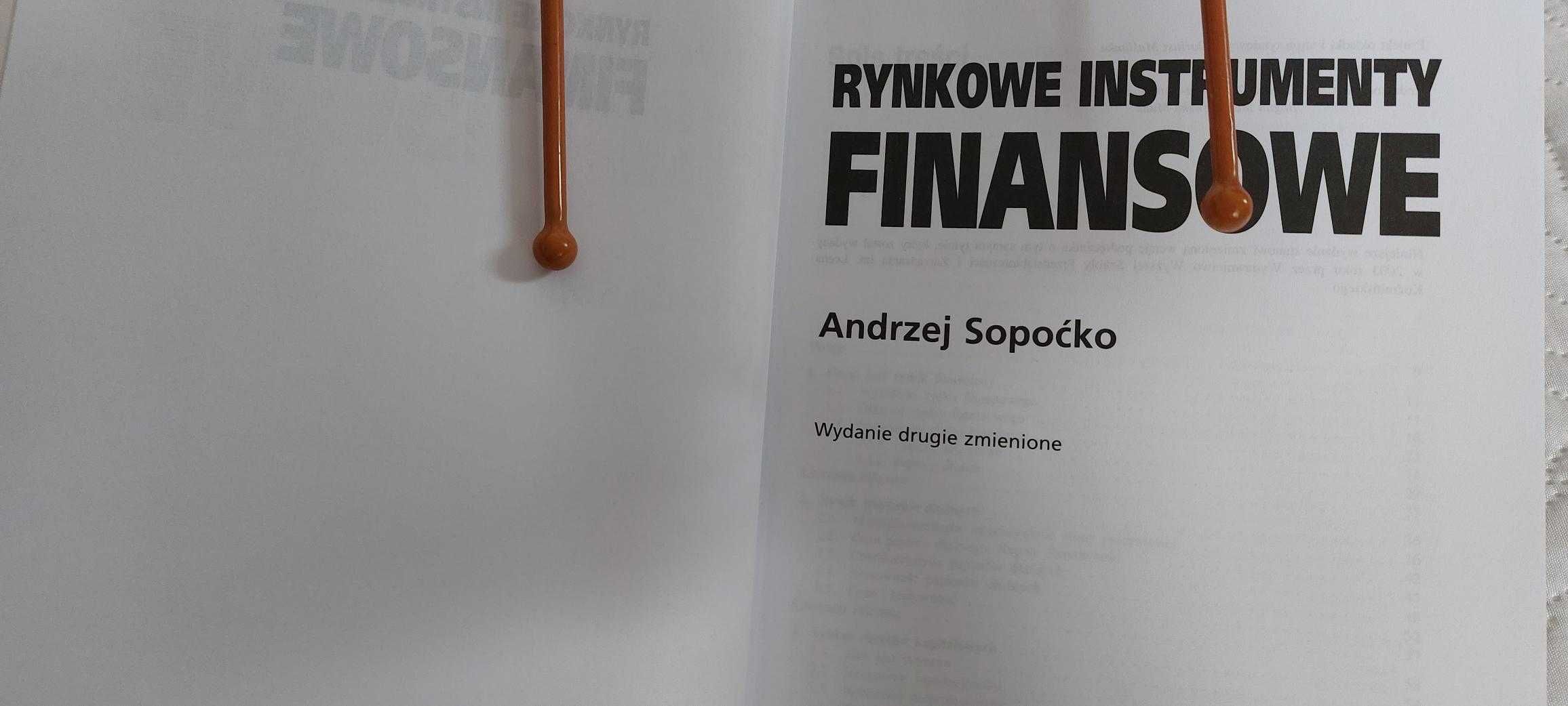 Andrze Sopoćko - Rynkowe instrumenty finansowe