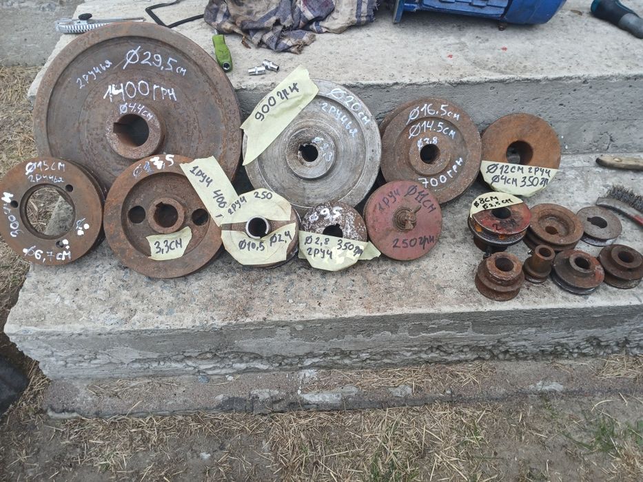 Шкивы для электромоторов/редукторов