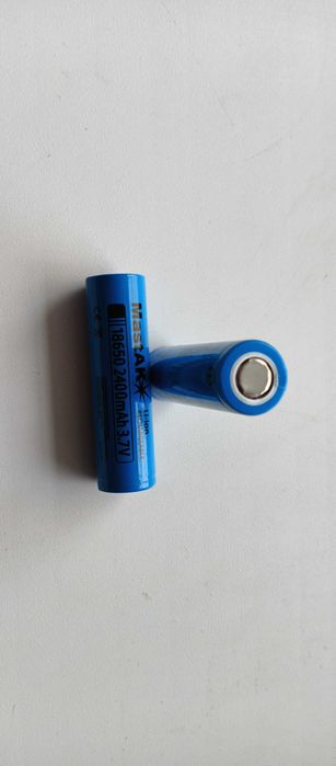Аккумулятор 18650 3,7V 2400mAh Mastak (БЕЗ ЗАЩИТЫ)