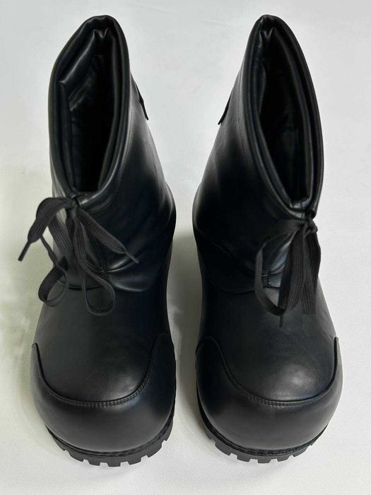 BALENCIAGA Alaska Ski Boots Leather Black ботинки буты черные чорні