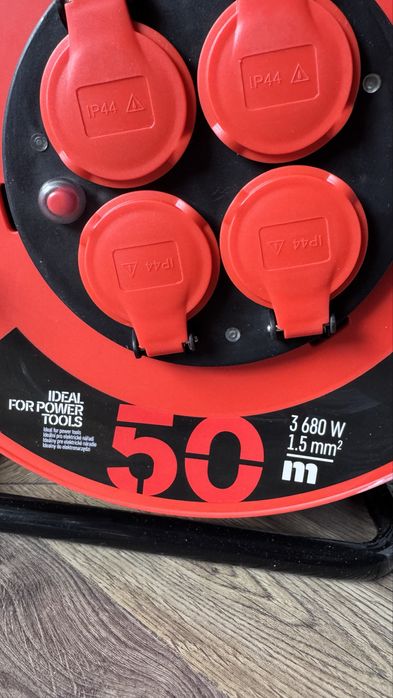 Przedłużacz bębnowy z uziemieniem Emos IP44 50m