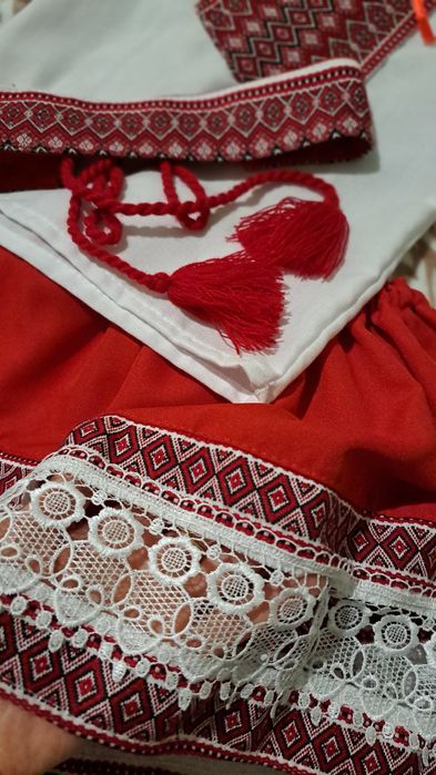 Вишиванка для дівчинки, сорочка, спідничка, вишитий костюм український