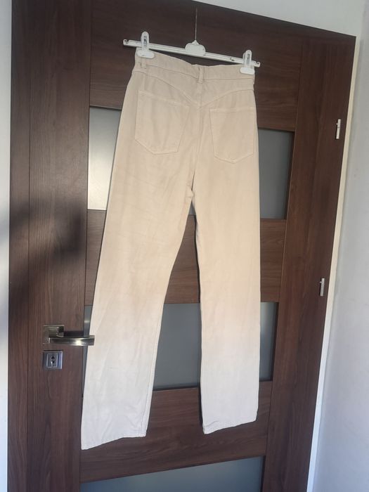 Nowe jeans wide leg, wysoki stan