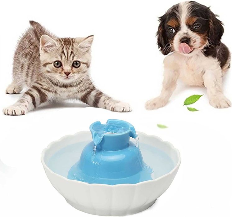 ceramiczna fontanna dla psa kota poidło